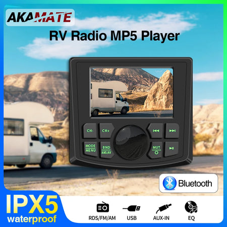 MP5 Radio MS-52RV-1 &ndash; Waterproof IPX5 Bluetooth Receiver