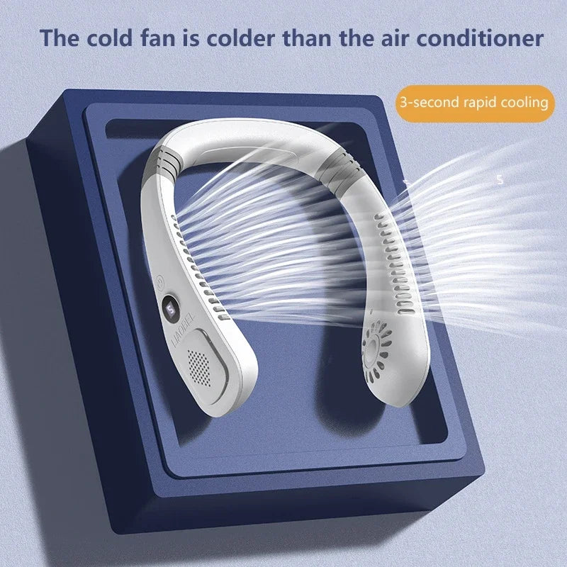 Ventilator portabil USB fără palete Lenovo, mini silențios pentru birou și călătorii