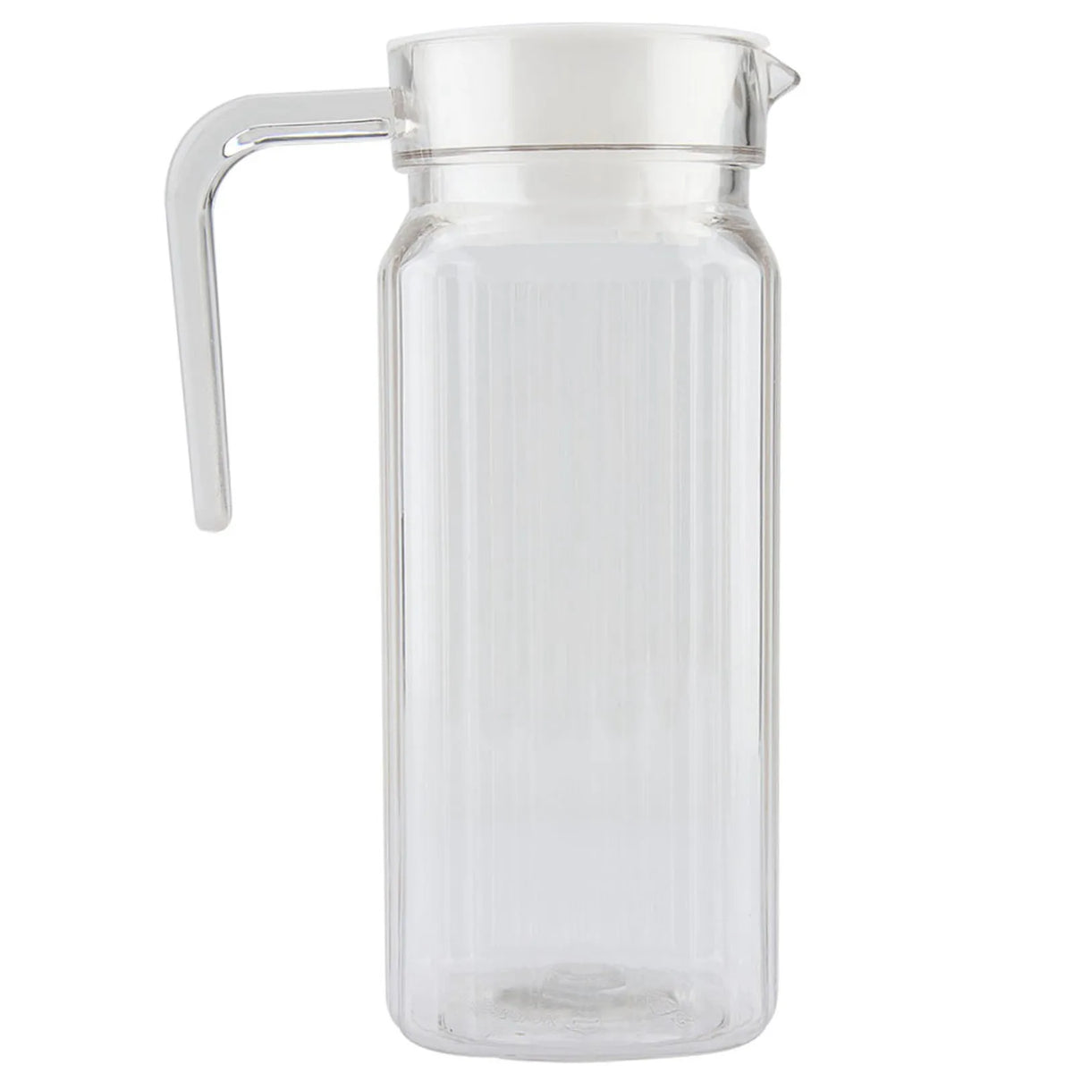 Acrylic Juice Bottle Striped Water Jug &ndash; Keeps Drinks Cold 800ml