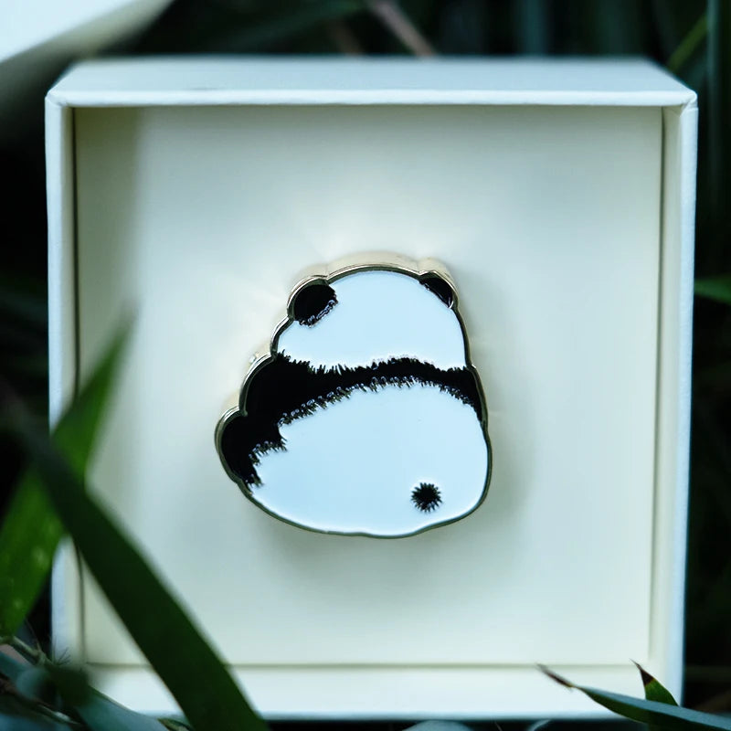 Refillable Panda Car Air Freshener Clip, Solid Perfume, Plastic and Alloy