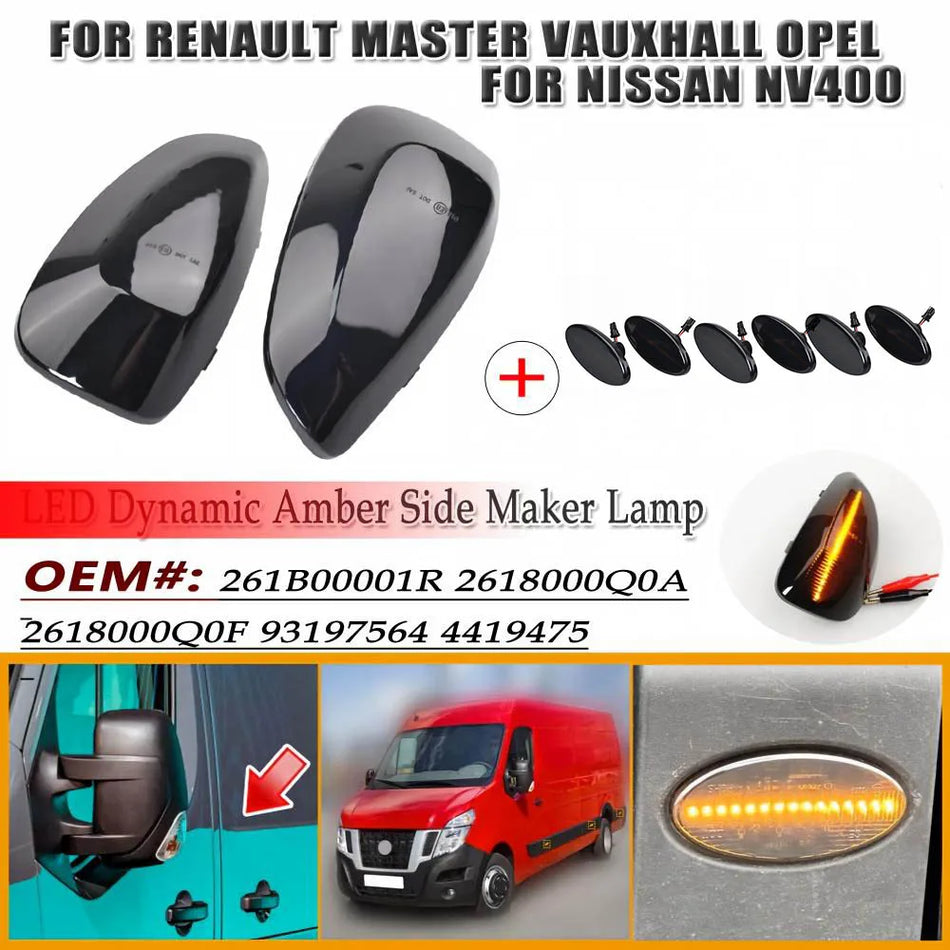 LED-kääntövalot Renault Masterille, Opel Movanolle ja NV400:lle