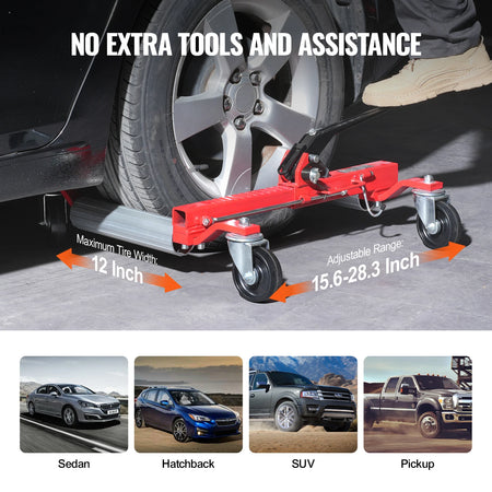 SucceBuy Wheel Dolly &ndash; Heavy Duty Vehicle Positioning