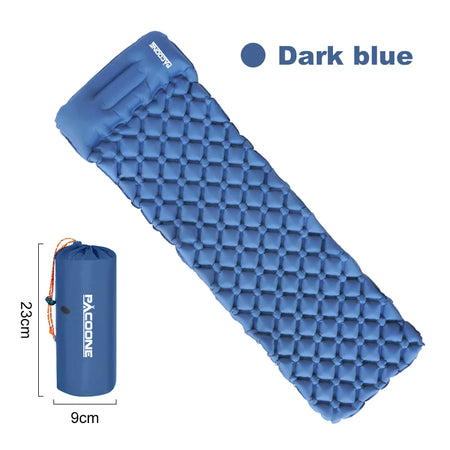 PACOONE Outdoor Camping Sleeping Pad &ndash; Ultra Lightweight Dark Blue