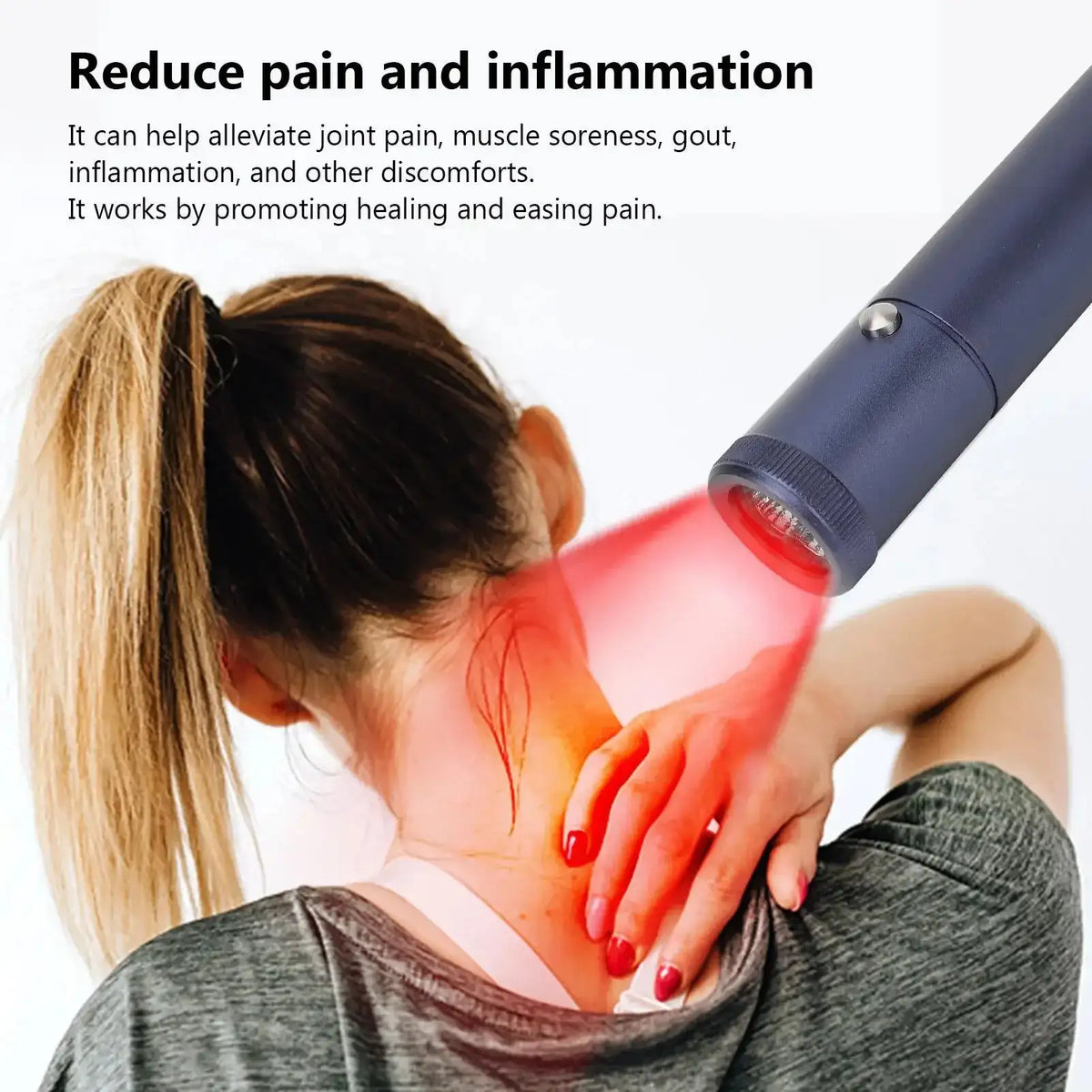 Handheld Red Light Therapy Home Use Equipment for Mouth Ulcer Pain Relief
