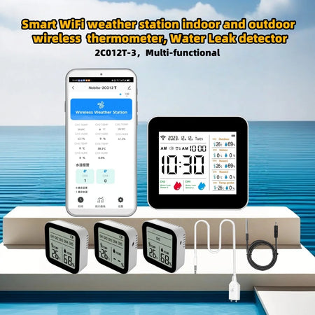 Tuya WiFi Weather Station &ndash; Water Leak Alarm For Bathroom