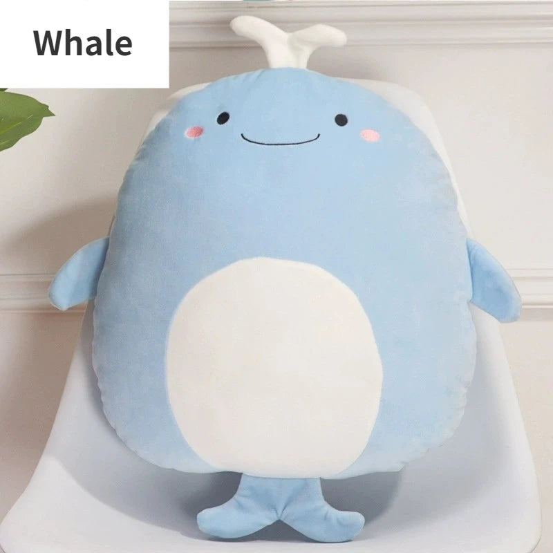 40cm Kawaii Plush Animal Pillow - Penguin, Pig, Rabbit, Panda, Crab whale / 40cm