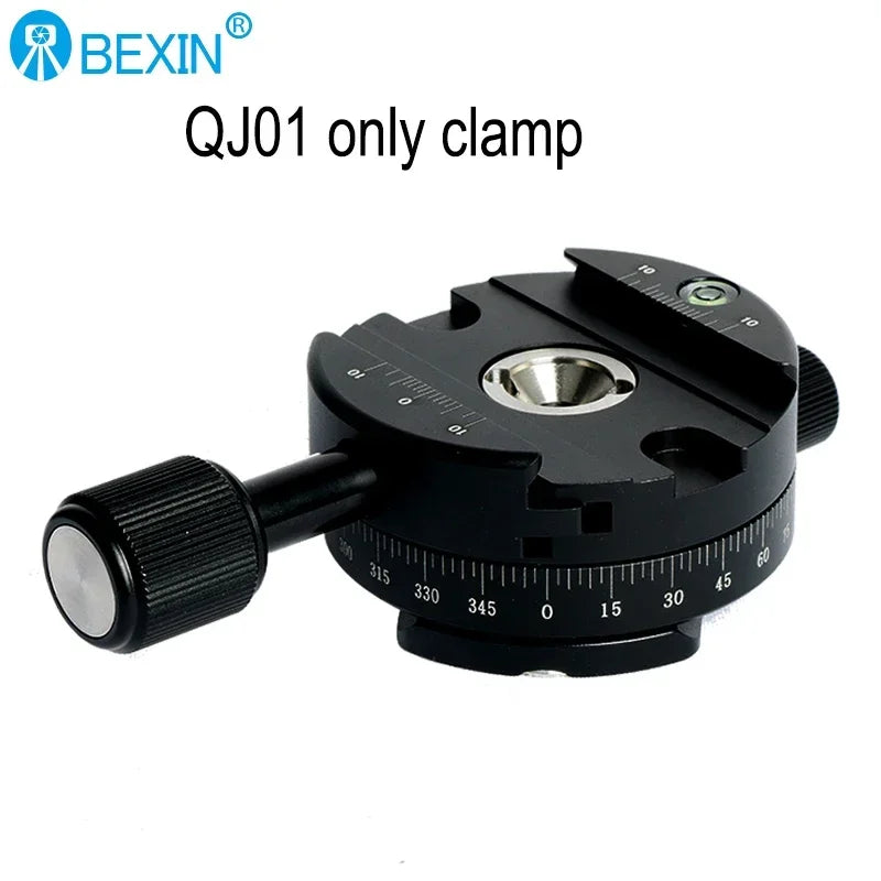 360&deg; Rotate Panoramic Camera Clamp | Quick Release Arca Swiss Mount QJ-01