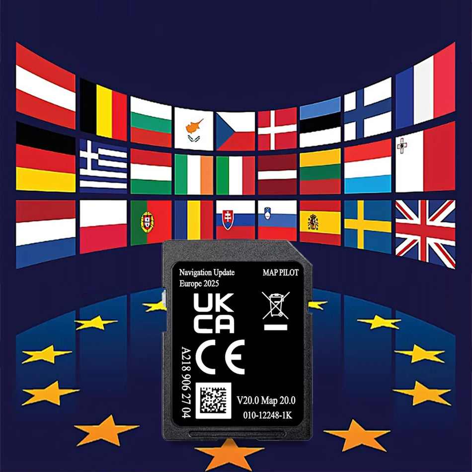 A2189062704 EU Maps Sat Nav SD Card - 32GB Genuine 2025 CHINA