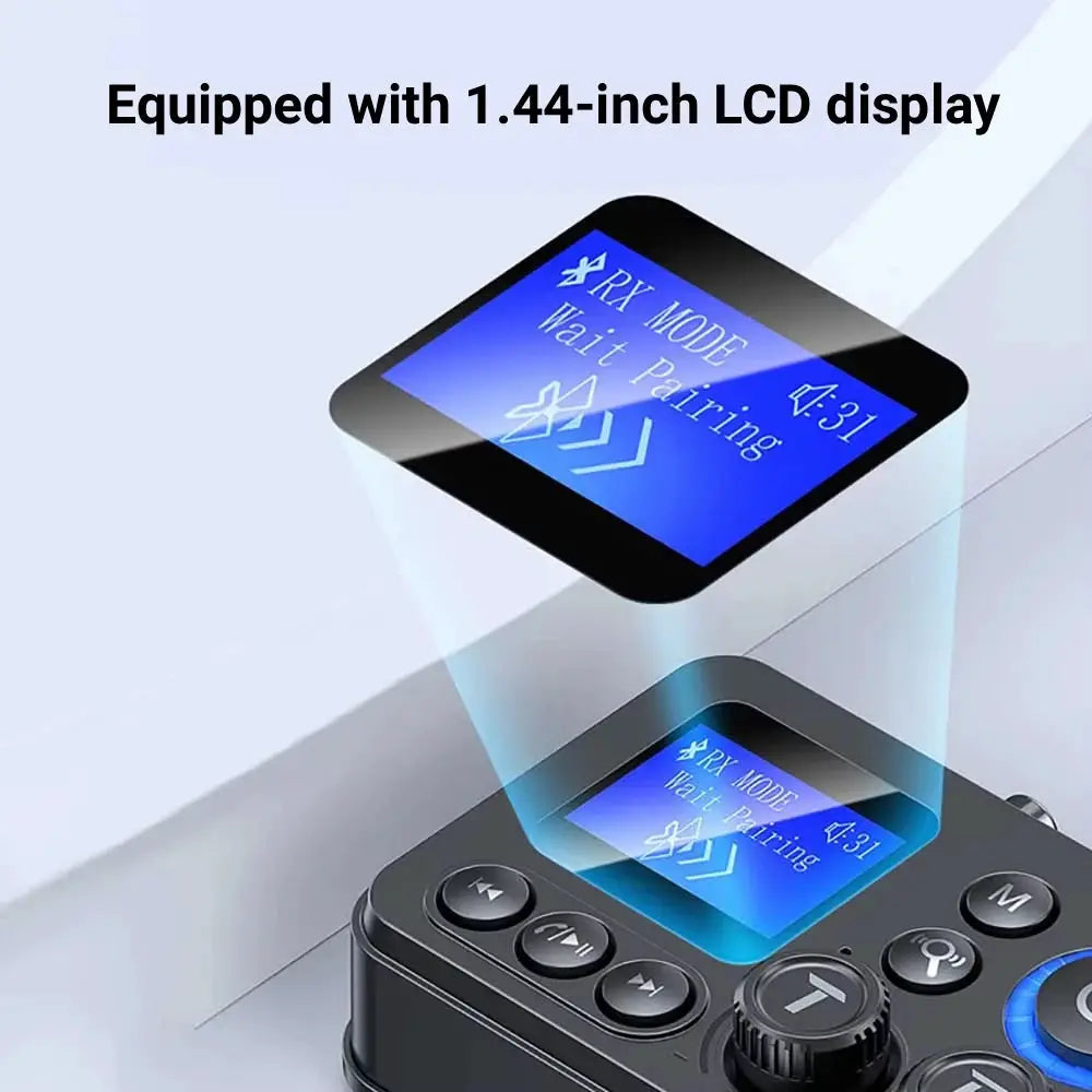KEBIDUMEI Bluetooth 5.4 Receiver Transmitter Optical Coaxial 3.5mm Aux TF/U Disk Wireless Music Player Adapter For Car Speaker by InterCyprus Trading Ltd
