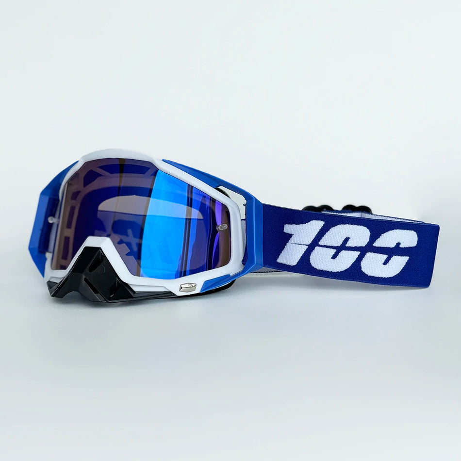 Moottoripyörälasit Tuulenpitävät Iskunkestävät Repäisylevy