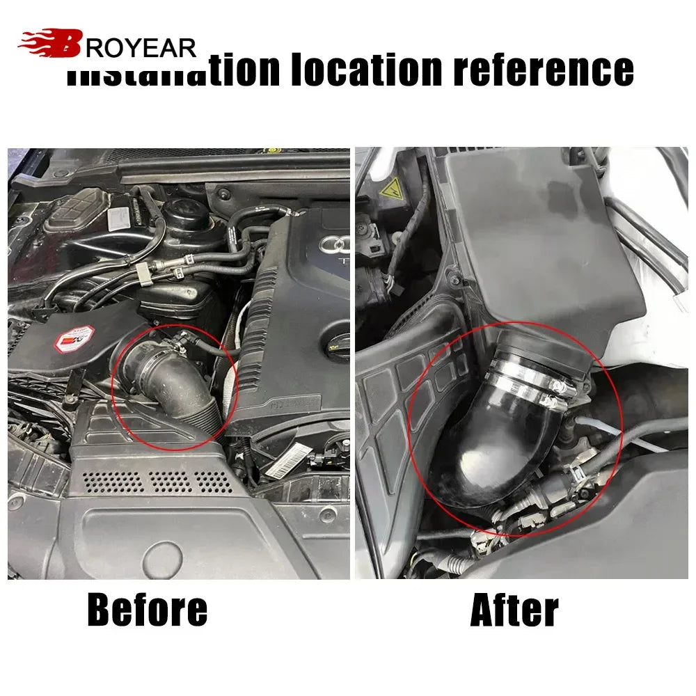 Silicone Air Intake Hose For Audi A5 8T A4 B8 S4 06H129629F by InterCyprus Trading Ltd