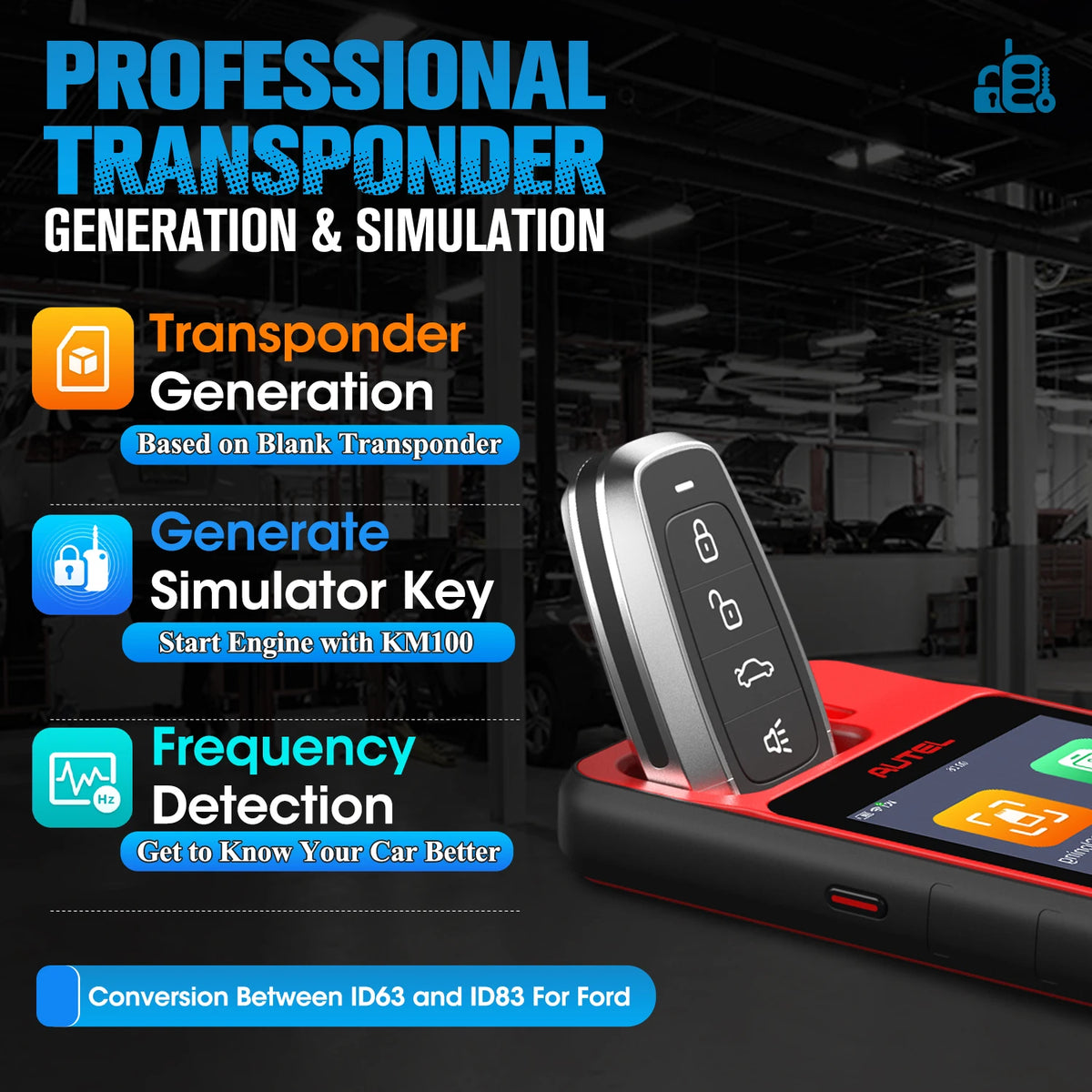 Autel MaxiIM KM100 KM100X Key Tool - All Key Lost Recovery