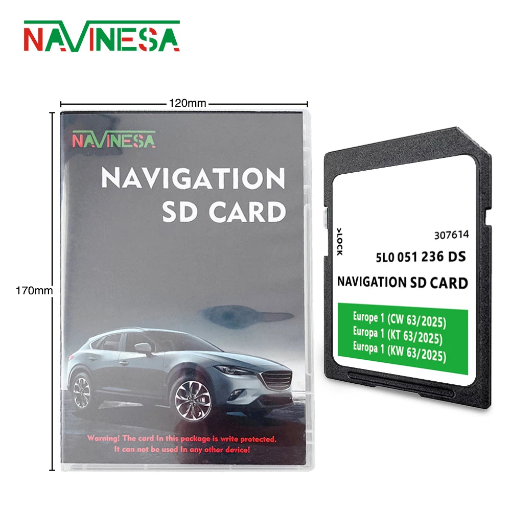 MIB2 Navigation Map Update &ndash; 2025-2026 Europe GPS Data for Skoda Superb 2015-2019 for Skoda MIB2