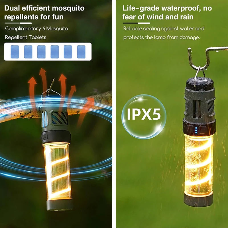 ESMARTER LED Portable Camping Lantern &ndash; Mosquito Repellent Technology