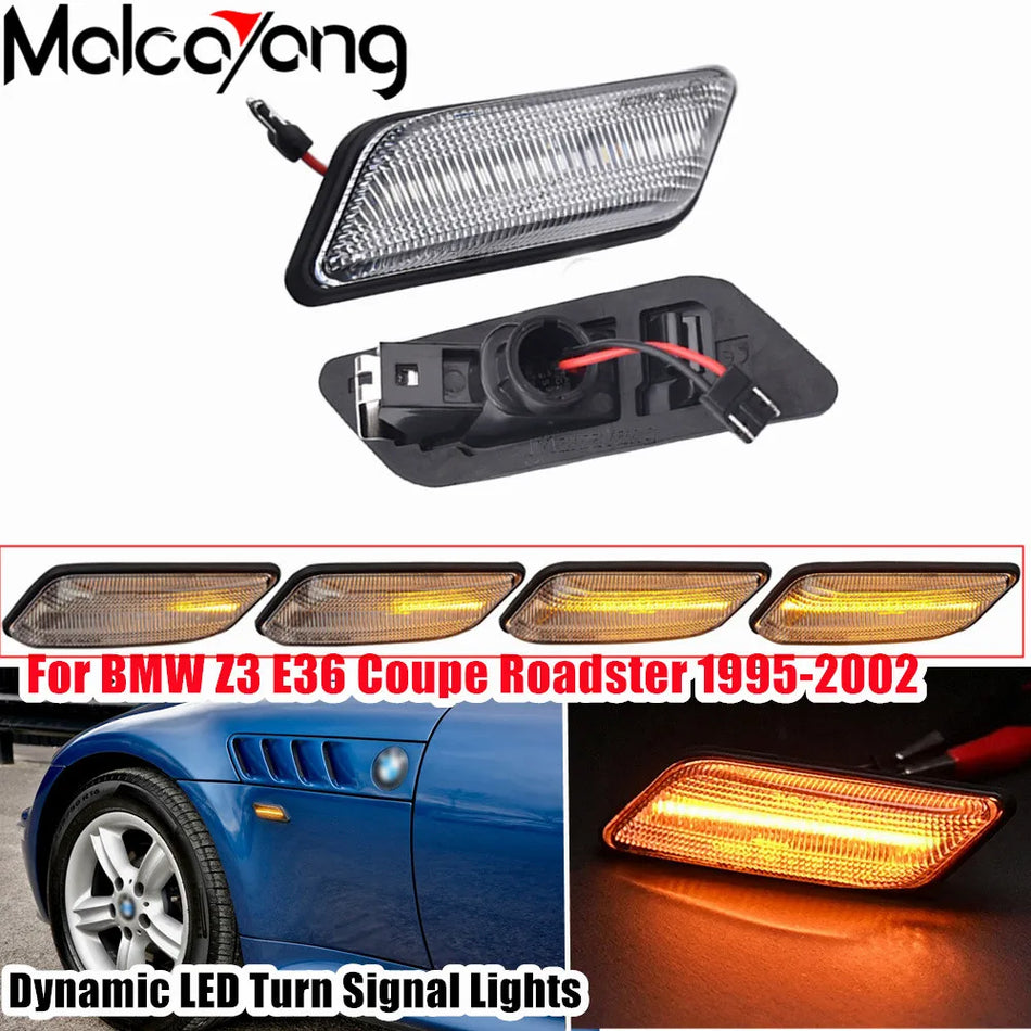 LED-Seitenmarkierungsleuchte mit dynamischem Blinker für BMW E36 Z3