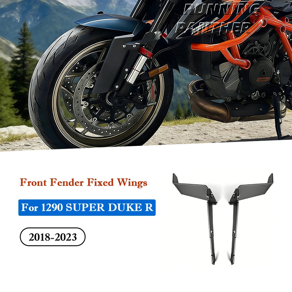 Motorcycle Front Fender Winglets with Downforce for 1290 Super Duke R 2018-2023