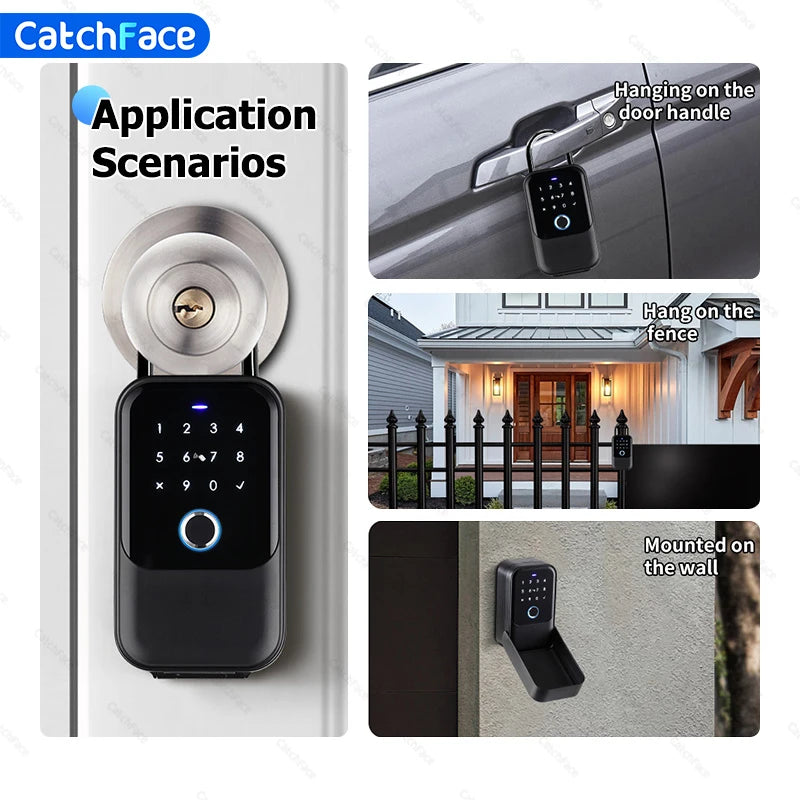IP65 Wall Mount Key Box K6 &ndash; Fingerprint Access App Control