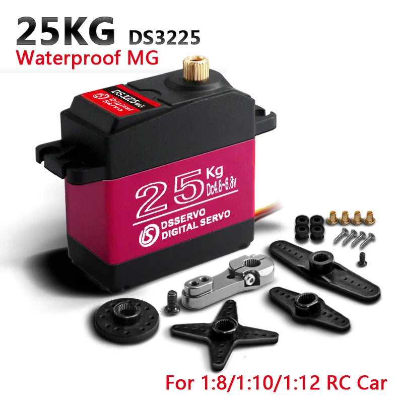 High-Speed Waterproof Metal Gear Digital Servo for RC Cars (20Kg-40Kg)