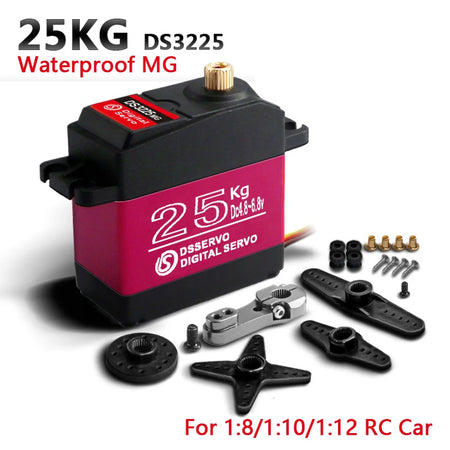 High-Speed Waterproof Metal Gear Digital Servo for RC Cars (20Kg-40Kg)