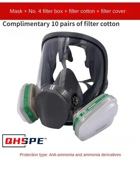 Anti-Fog 6800 Gas Mask &ndash; Full Face Safety For Painting 17 in 1 Set