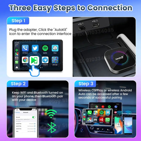 Carlinkit 128G Wireless CarPlay and Android Auto Adapter