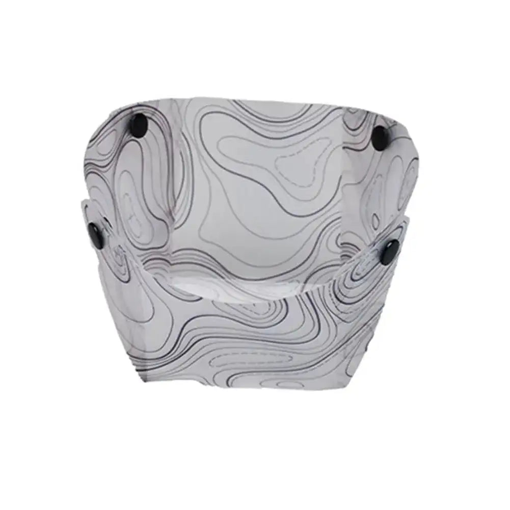 Outdoor Portable Foldable Camping Tableware Food Grade White bowl