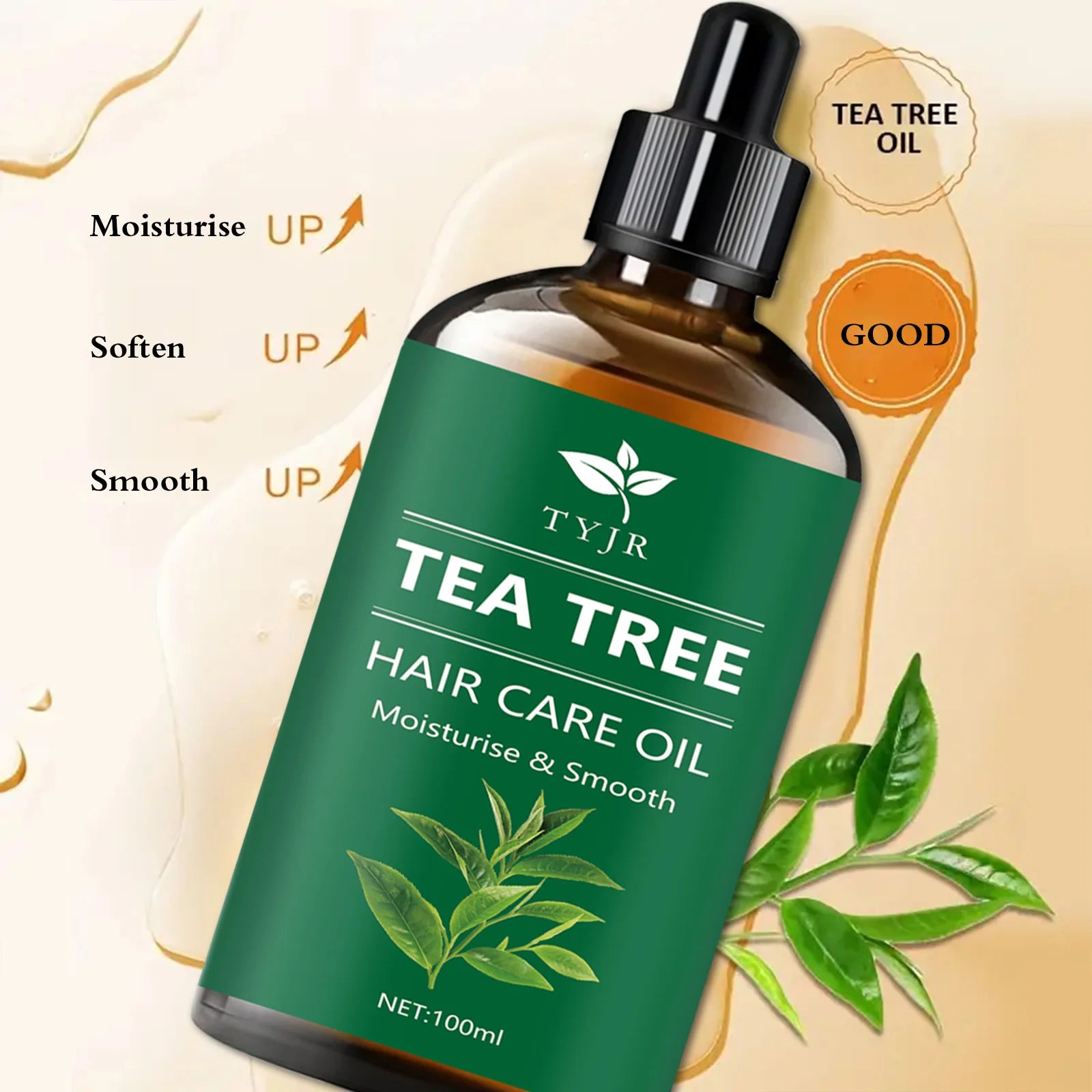 Tea Tree Essential Oil &ndash; Natural Hair Growth Treatment