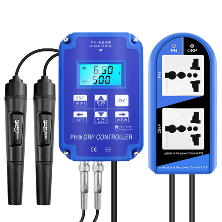 PH-803W &ndash; WiFi Enabled Water Monitoring For Hydroponics EU PLUG 220V
