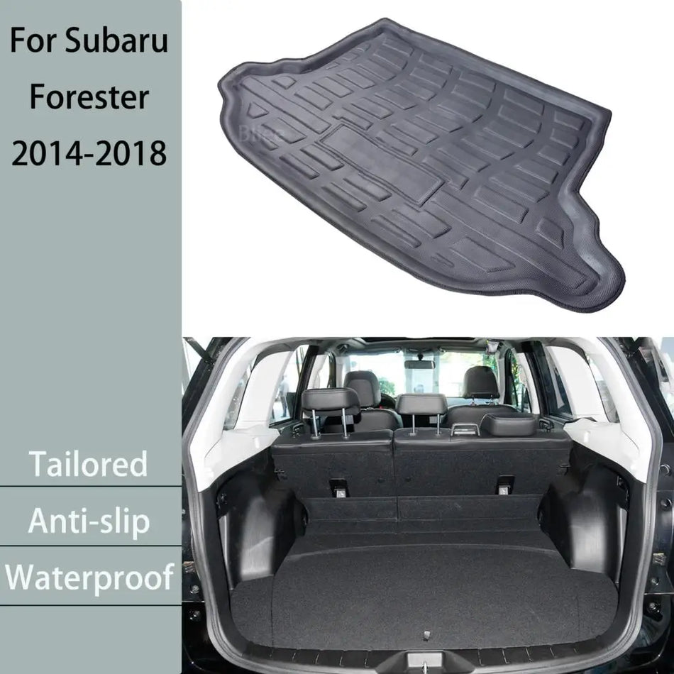 Subaru Forester SJ Bagāžnieka paklājs 3D EVA Kravas oderējums Melns