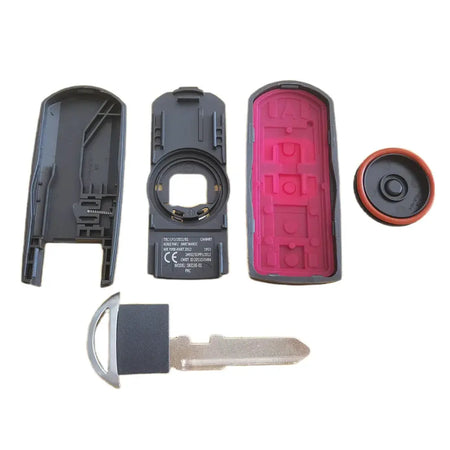 2/3/4Buttons Replacement Remote Key Shell for Mazda M3 M6 CX-3 CX-5 Axela Atenza 2014- 2018 SKE13D-01 with Emergency Key by InterCyprus Trading Ltd