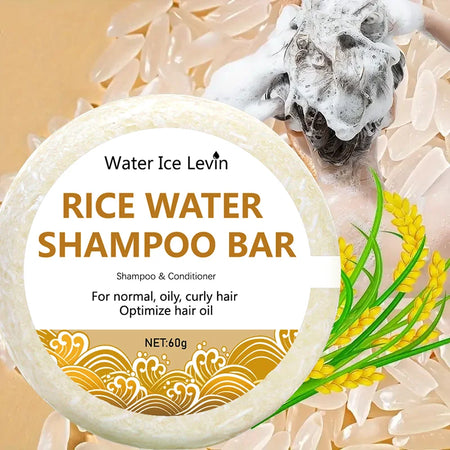 Organic Rice Shampoo Soap Bar &ndash; Nourishing Hair Growth Formula