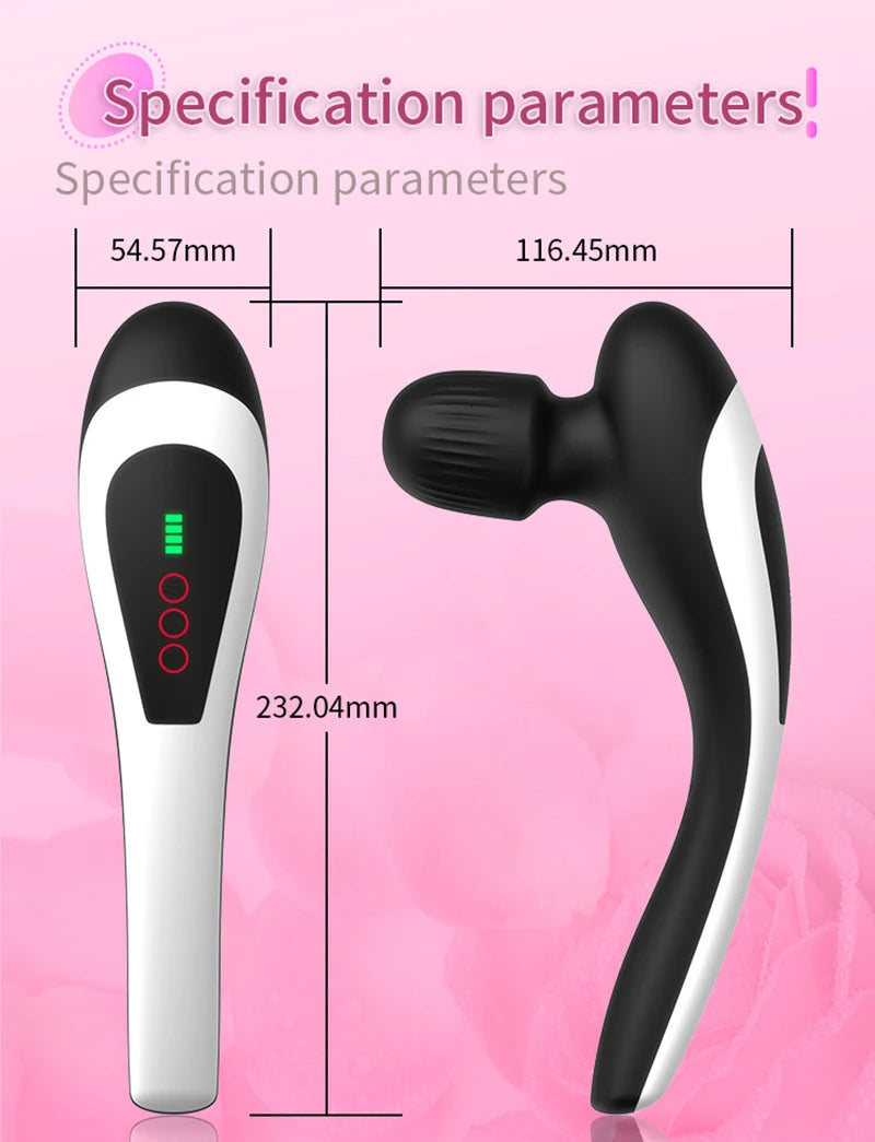 Personal Rechargeable Vibrating Massager &ndash; 8 Intensity Modes