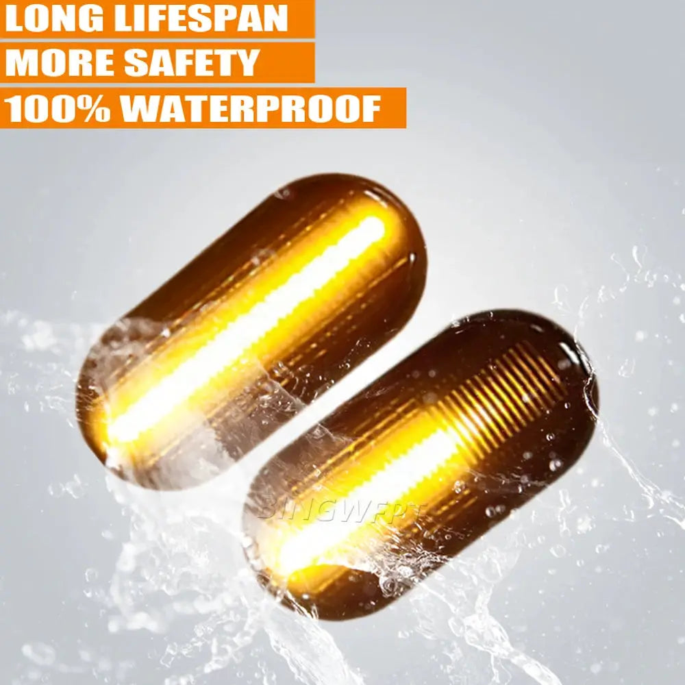 For Renault Clio 1 2 KANGOO MEGANE ESPACE TWINGO MASTER LED Dynamic Side Indicator Marker Signal Light Lamp by InterCyprus Trading Ltd