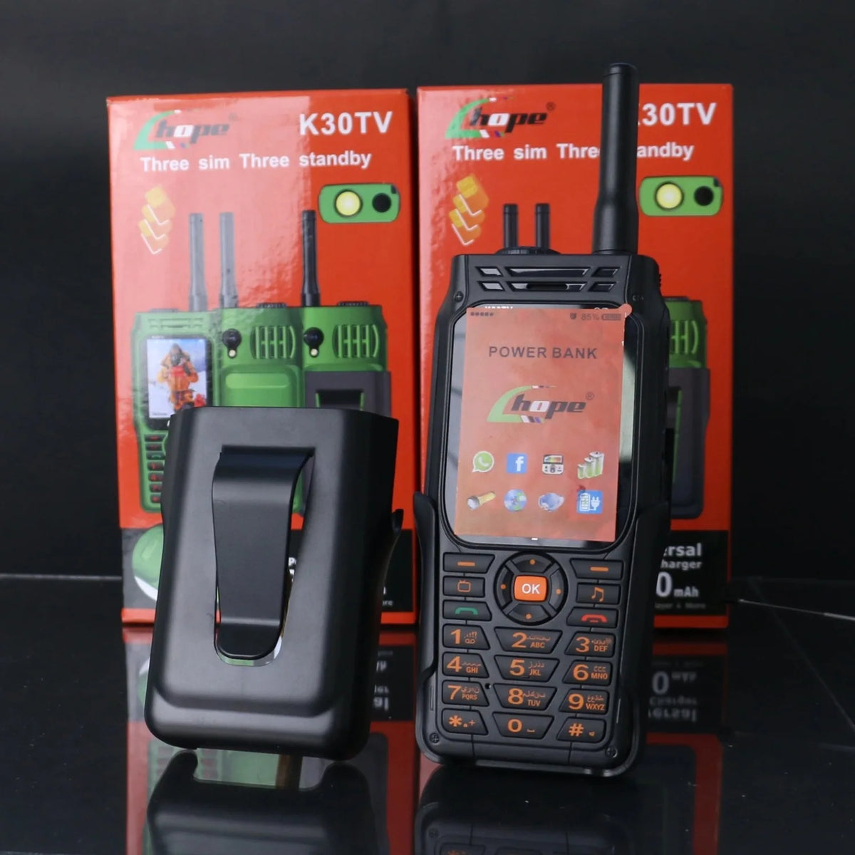 Unlocked Shockproof Outdoor Phone With Antenna &ndash; Big Battery