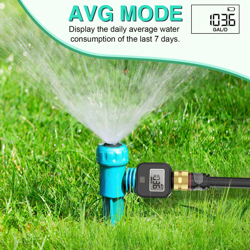 3/4 Inch Brass Water Flow Meter &ndash; Digital Flow Rate