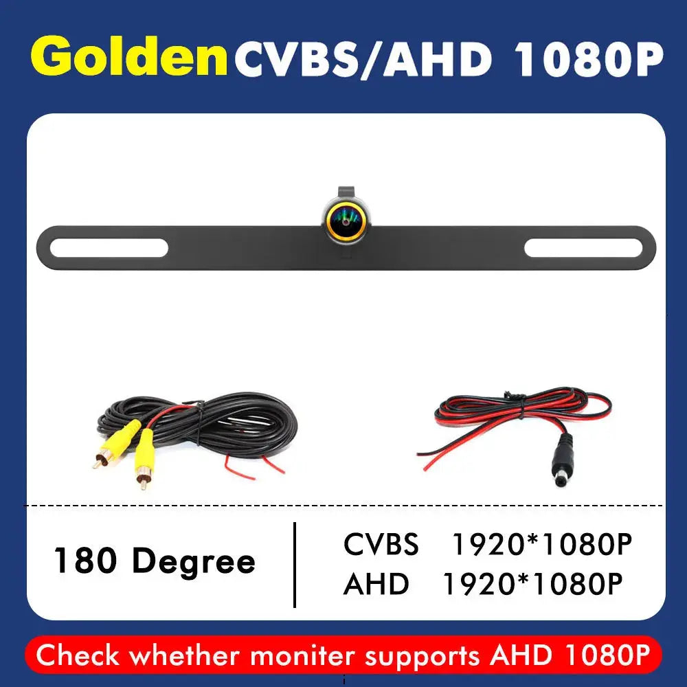 SMARTOUR 4K AHD 1080P CCD Car Rear View Camera License Plate Bracket Dash Camera Frame Bracket Decor Universal Car Accessories by InterCyprus Trading Ltd