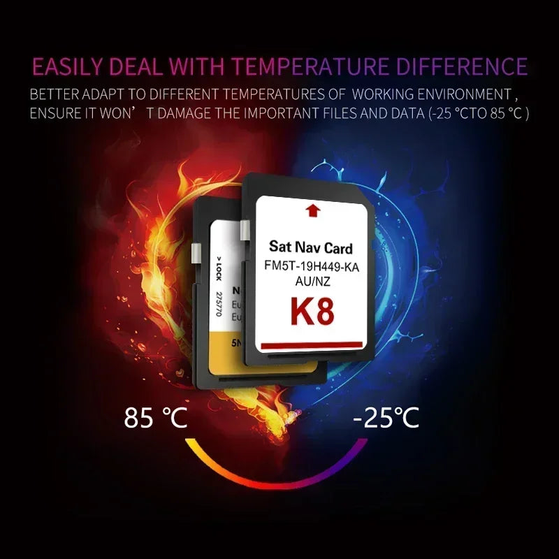 Car GPS Navigation Map Ford Ranger K8 CID &ndash; AUS NZ 8GB