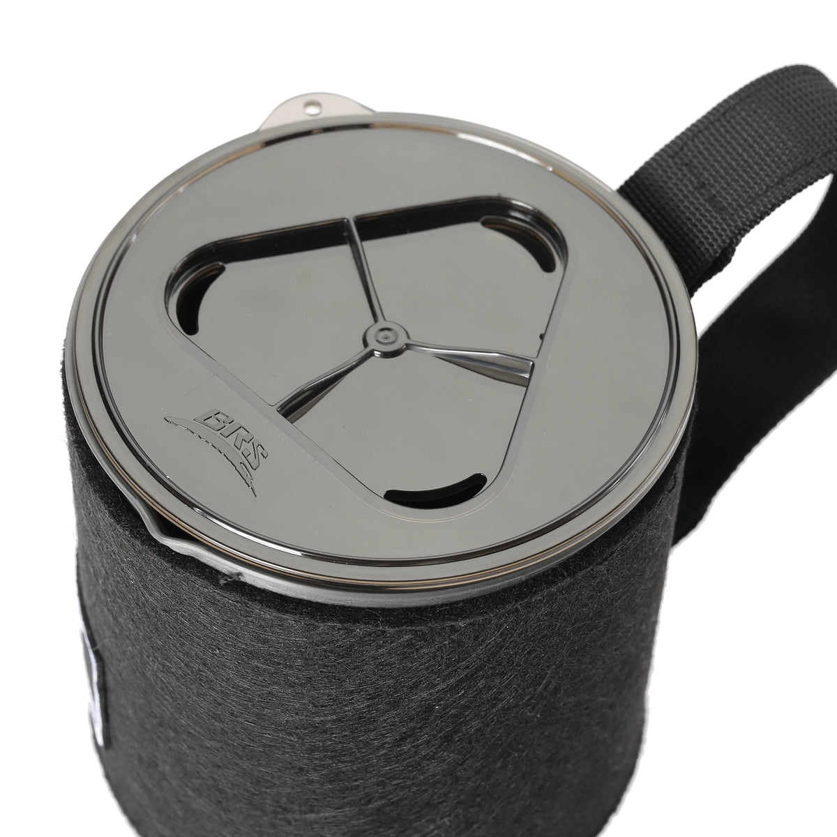 BRS-61 Jet Boil Camping Stove with Heat Exchanger and Quick Burn System