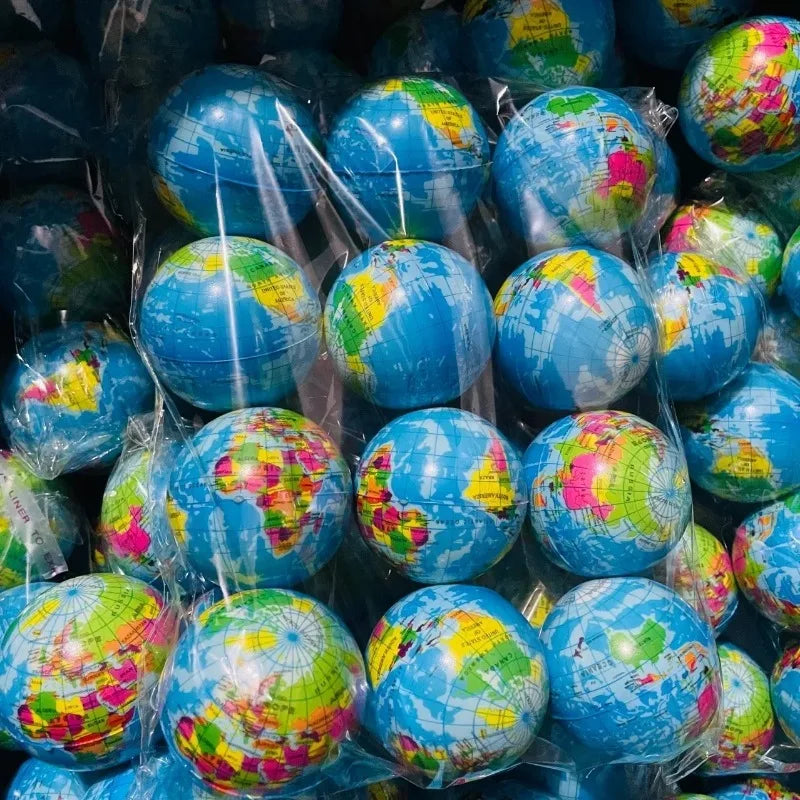 Squeeze Globe Toy &ndash; Stress Relief And Hand Exercise Toy