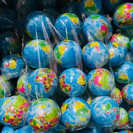 Squeeze Globe Toy &ndash; Stress Relief And Hand Exercise Toy