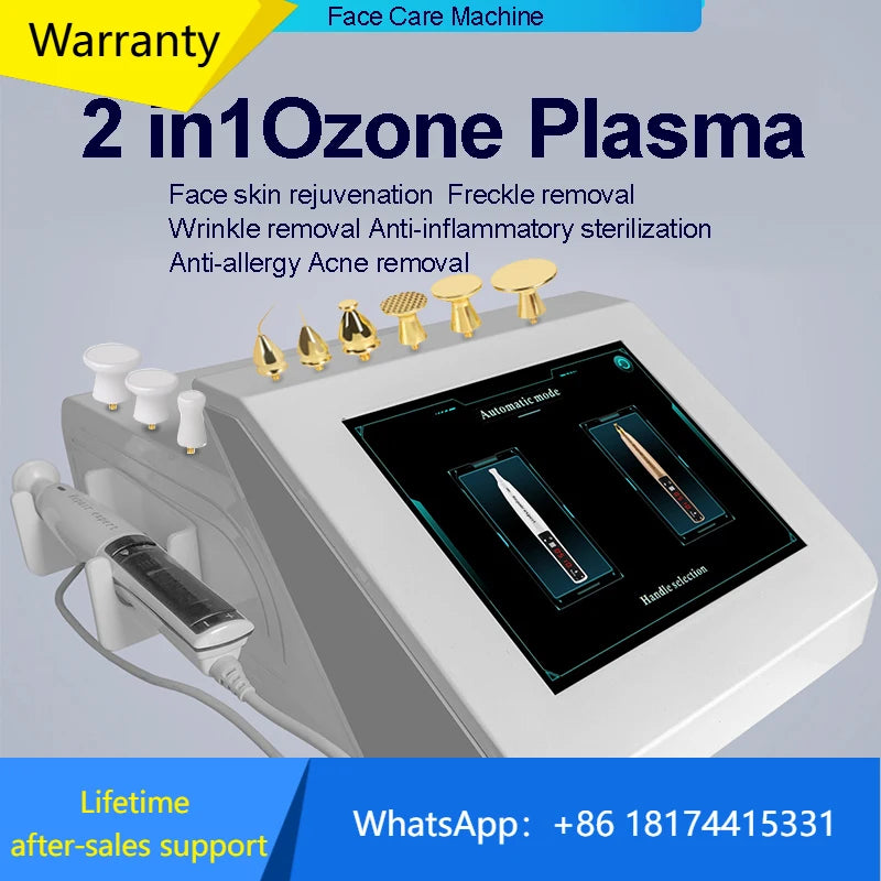2 In 1 Ozone Plasma RF Veido Raukšlių Šalinimo Liftas Mašina