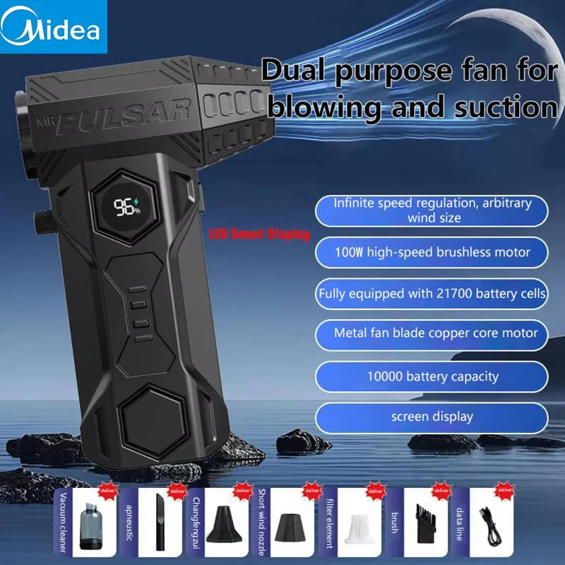 Midea X11 Turbo Air Blower &ndash; High Speed Brushless Motor Set E with Display