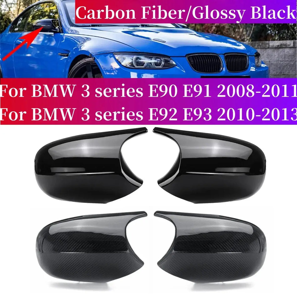 Side Mirror Caps ABS Plastic for BMW E90 E91 E92 E93 LCI by InterCyprus Trading Ltd