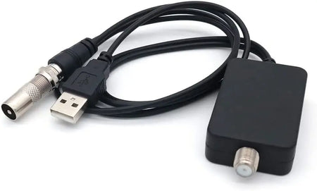 Amplifier &ndash; 36dB Signal Booster For Indoor HDTV Antenna black