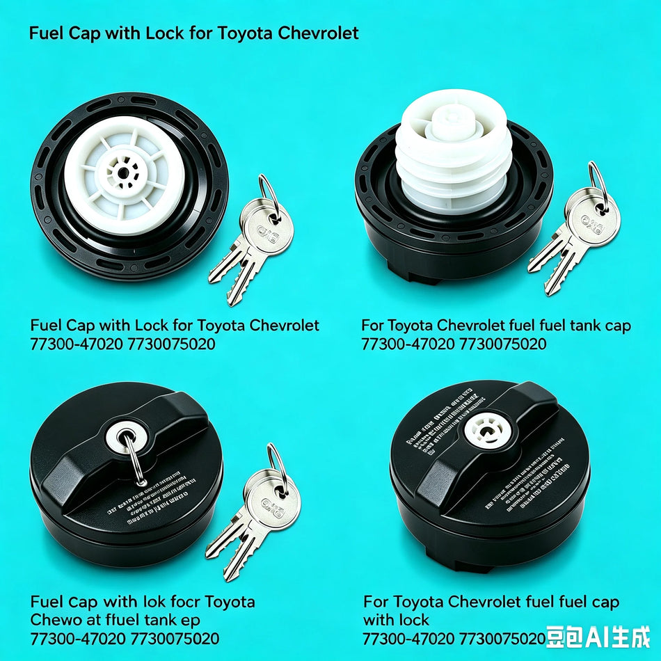 Tapón de combustible con cerradura y llave para Chevrolet Silverado 1500 Toyota Tacoma