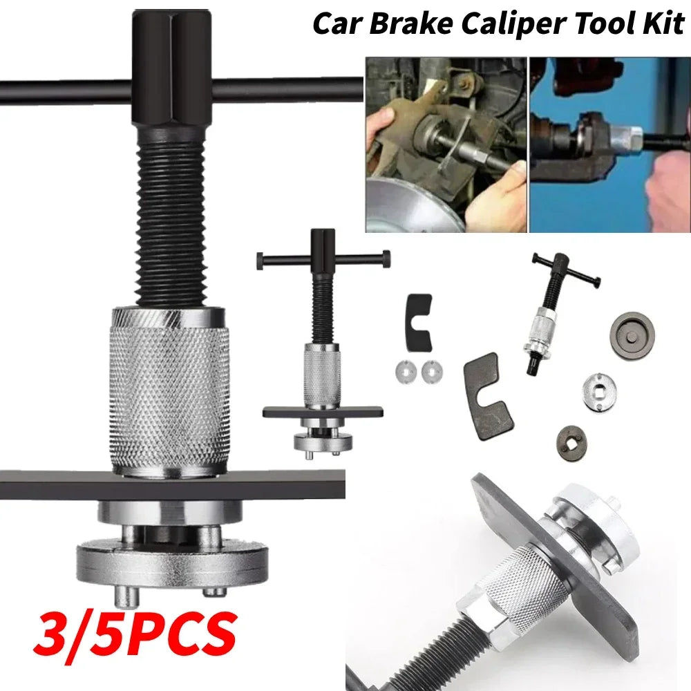3/5Pc Car Brake Tools Kit - Universal Disc Brake Caliper Separator