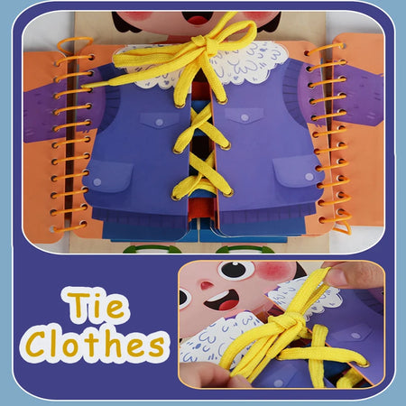 Kids Busy Book Montessori Toys &ndash; Fine Motor Skills Training