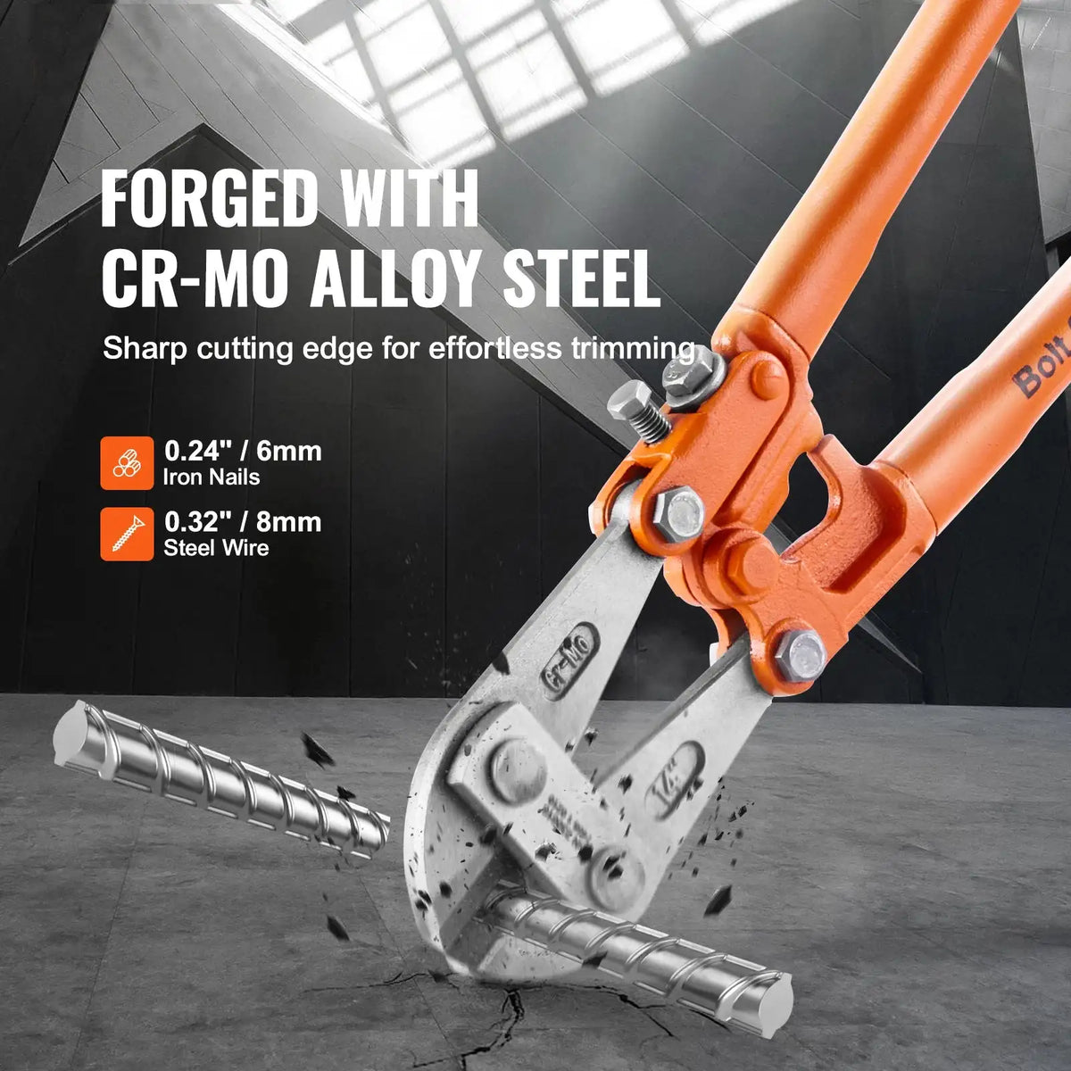 Bolt Cutter 8in 14in 18in 24in &ndash; Adjustable Jaw