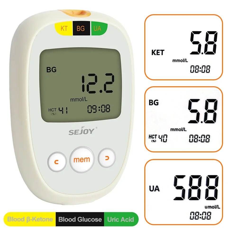 Glucose and Ketone Testing Meter Kit &ndash; Comprehensive Diabetes Management