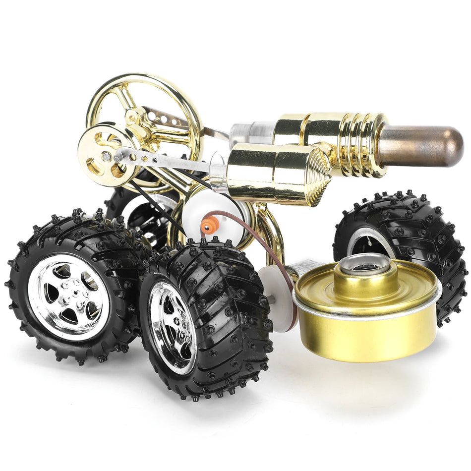 Stirling Engine Model Car - Educational Toy for Science Enthusiasts